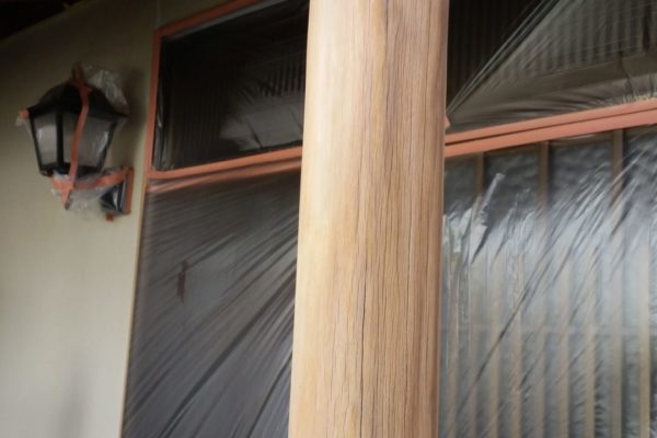 岡山県倉敷市　外壁塗装　木部補修〜塗装　木部の画像